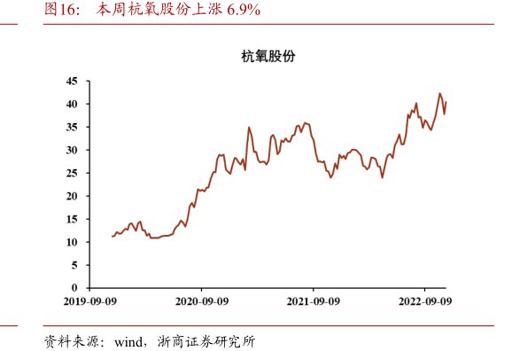 本周<hl>杭</hl><hl>氧</hl><hl>股</hl><hl>份</hl>上涨6.9%