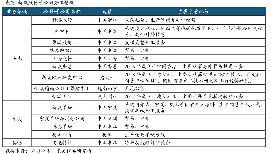 <hl>新</hl><hl>澳</hl><hl>股</hl><hl>份</hl>子公司分工情况