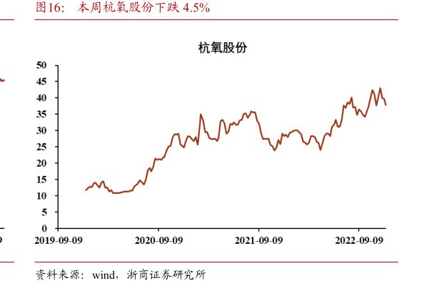 本周<hl>杭</hl><hl>氧</hl><hl>股</hl><hl>份</hl>下跌4.5%