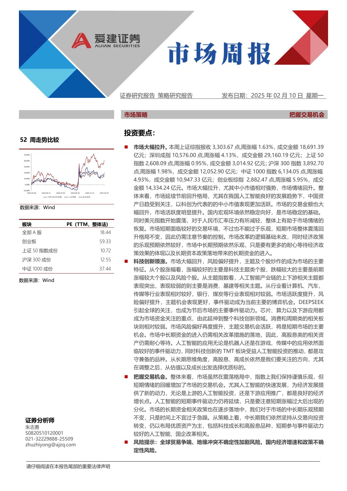 市场周报：把握交易机会