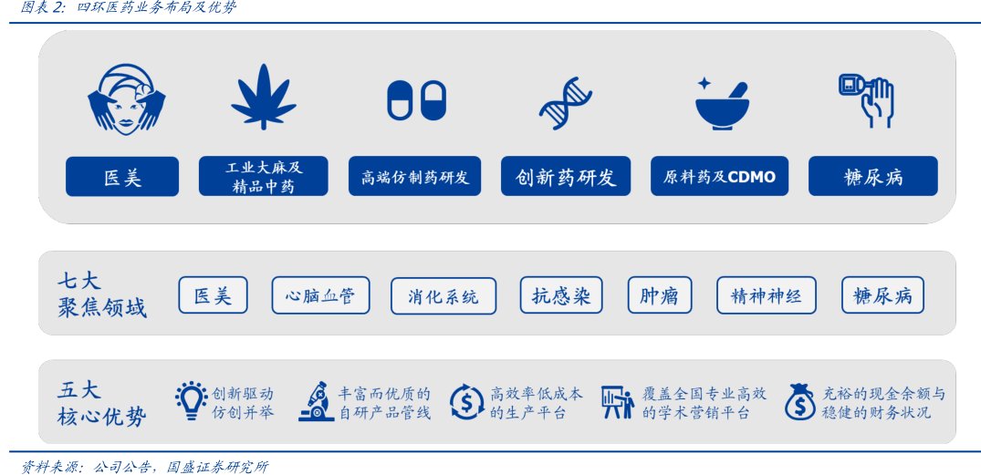<hl>四</hl><hl>环</hl><hl>医</hl><hl>药</hl>业务布局及优势