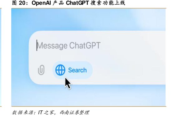 OpenAI产品<hl>ChatGPT</hl>搜索功能上线