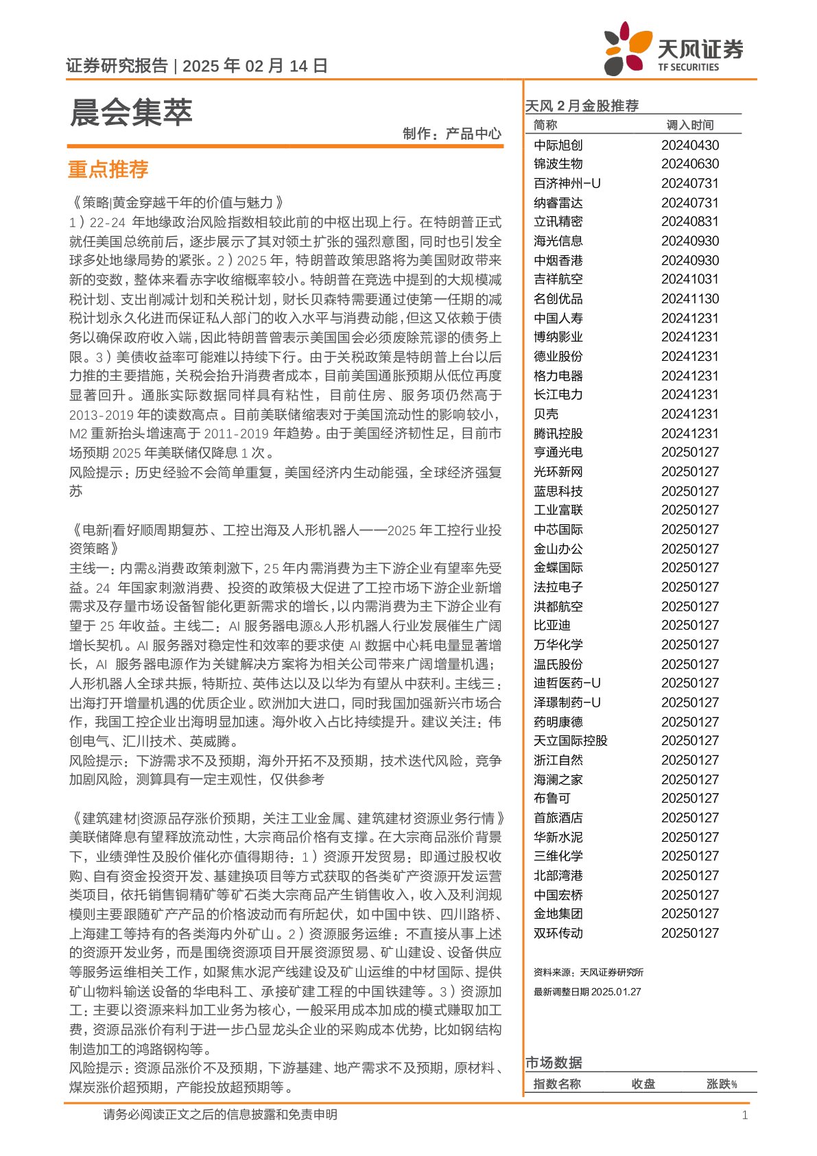 晨会集萃