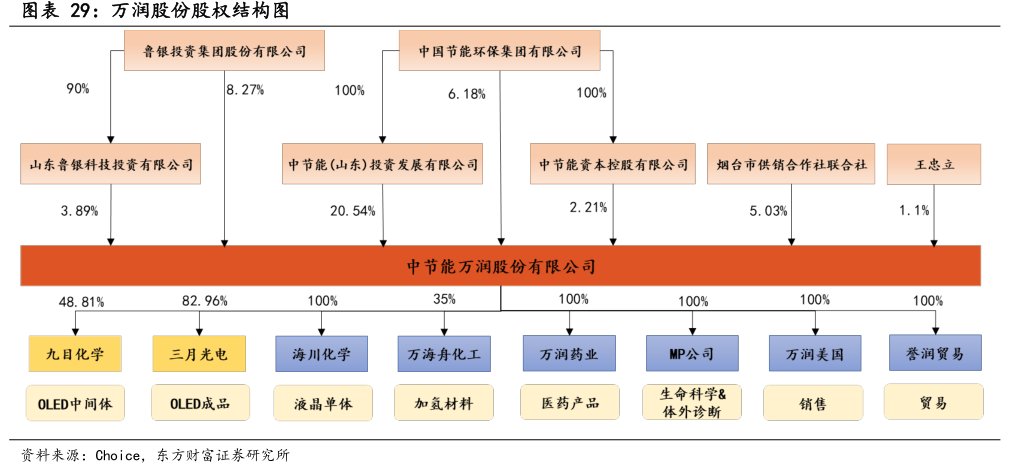 图<hl>万</hl><hl>润</hl><hl>股</hl><hl>份</hl>股权结构图
