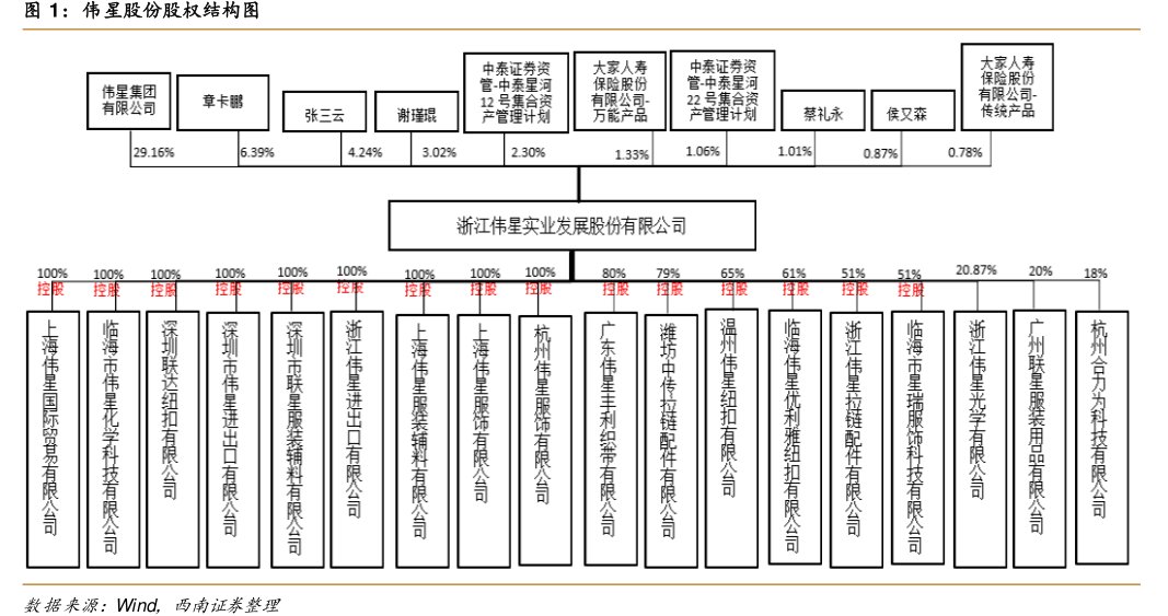 <hl>伟</hl><hl>星</hl><hl>股</hl><hl>份</hl>股权结构图