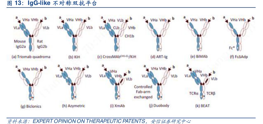<hl>IgG</hl>-like不对称双抗平台