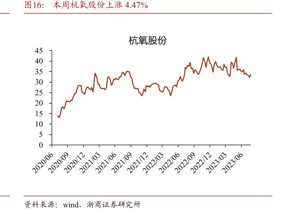 本周<hl>杭</hl><hl>氧</hl><hl>股</hl><hl>份</hl>上涨4.47%